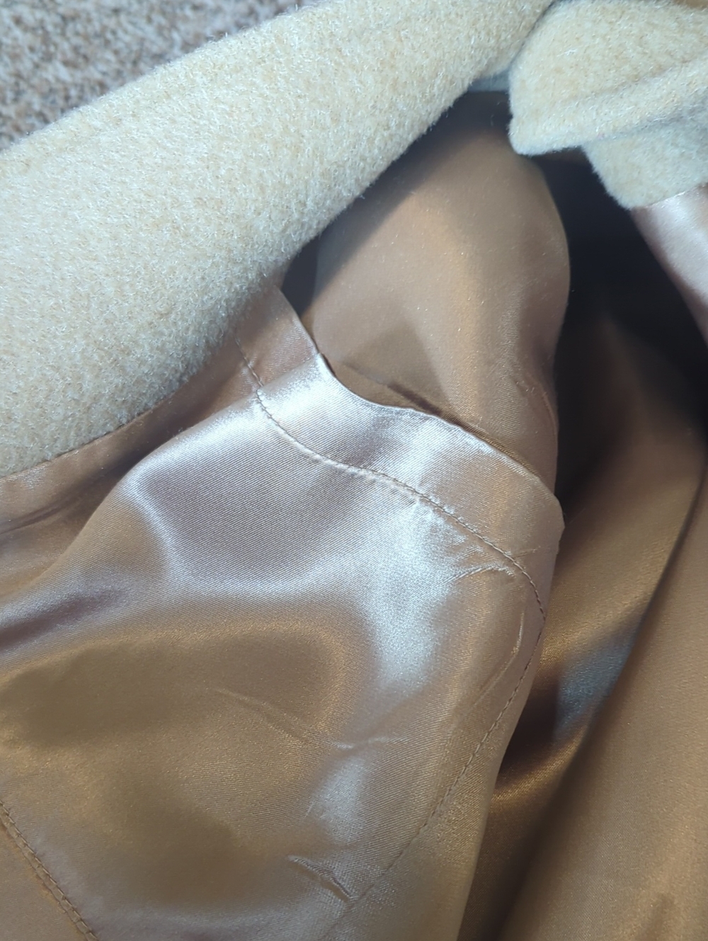 Pendleton Camel Wool Cape - Picture 7 of 9